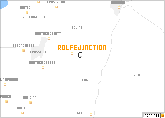 map of Rolfe Junction