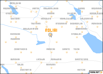 map of Roliai