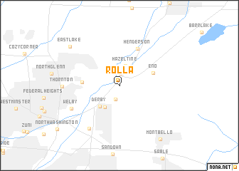 map of Rolla