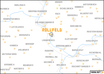 map of Röllfeld