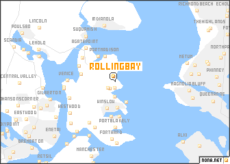 map of Rollingbay