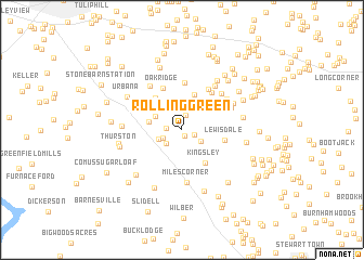 map of Rolling Green