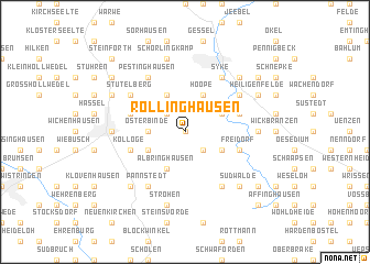 map of Rollinghausen