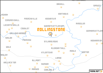 map of Rolling Stone