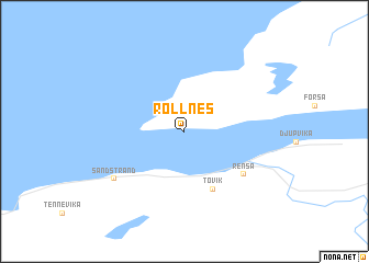 map of Rollnes