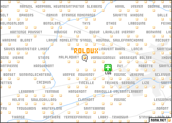 map of Roloux