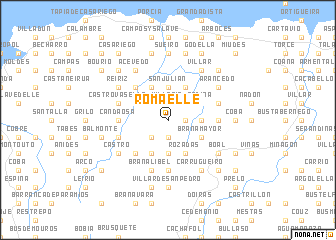 map of Romaelle