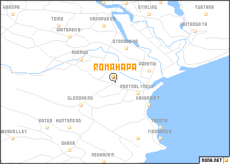 map of Romahapa
