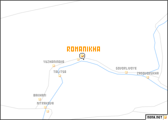 map of Romanikha