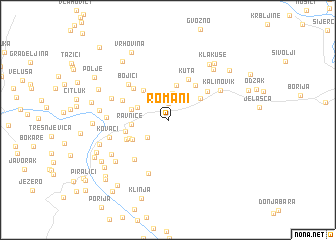 map of Romani