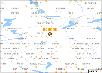 map of Romanki
