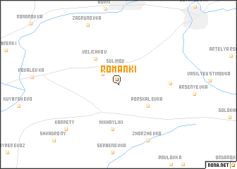 map of Romanki