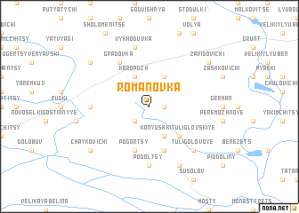 map of Romanovka