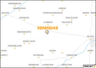 map of Romanovka