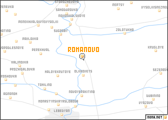 map of Romanovo