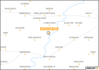map of Romanovo