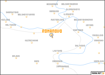 map of Romanovo