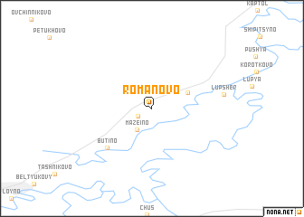 map of Romanovo