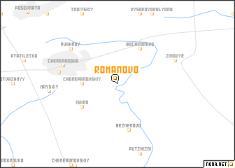 map of Romanovo