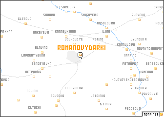 map of Romanovy Darki