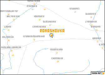 map of Romashovka