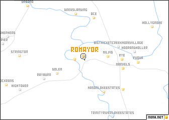 map of Romayor