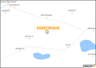 map of Romazanovo