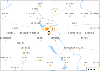 map of Romelʼki