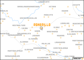 map of Romerillo