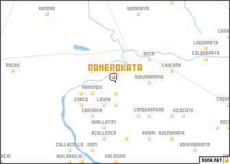 map of Romero Kata