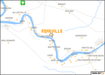 map of Romeville