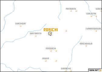 map of Romichi