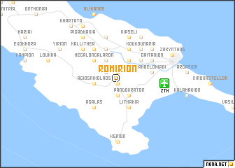 map of Romírion