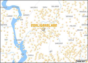 map of Romlida Malhār