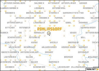 map of Römlinsdorf