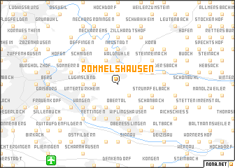 map of Rommelshausen