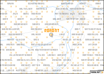 map of Romont