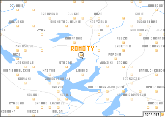 map of Romoty