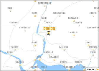 map of Rompo