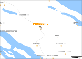 map of Romppala