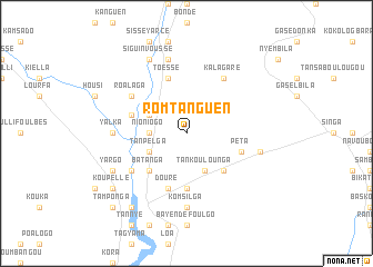 map of Romtanguen