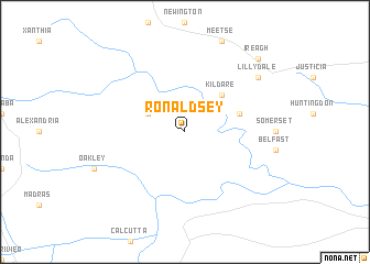 map of Ronaldsey