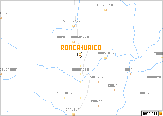 map of Roncahuaico