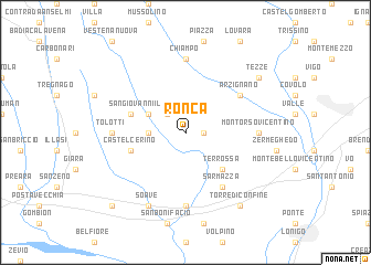 map of Roncà