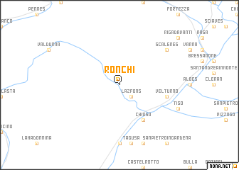 map of Ronchi