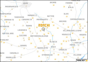 map of Ronchi