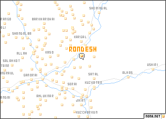 map of Rondesh