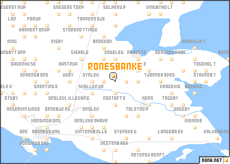 map of Ronesbanke