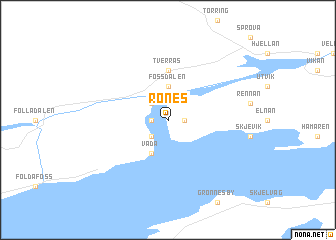 map of Rones