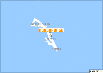 map of Rongorongo